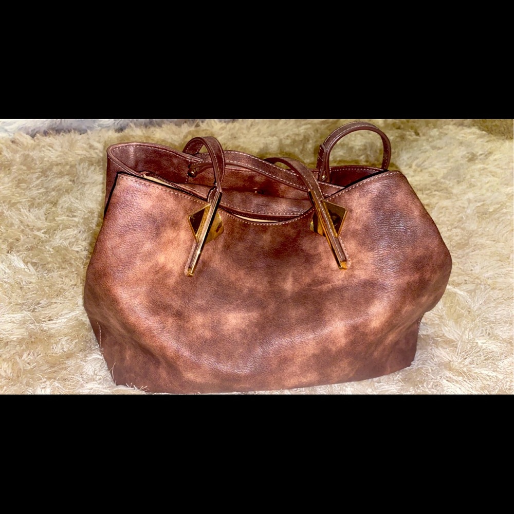 Brown purse (non branded) brand new!!